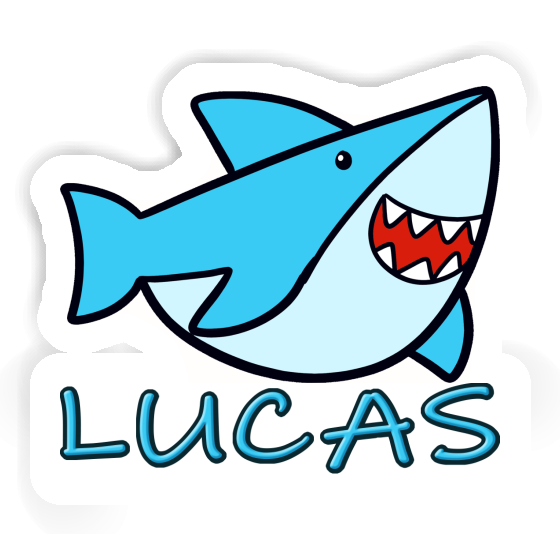 Sticker Shark Lucas Laptop Image