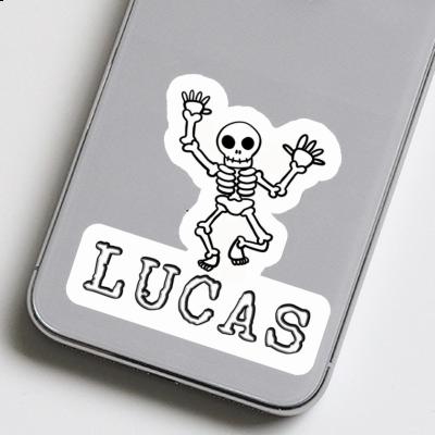 Sticker Skelett Lucas Laptop Image