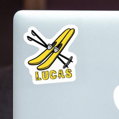 Ski Sticker Lucas Image
