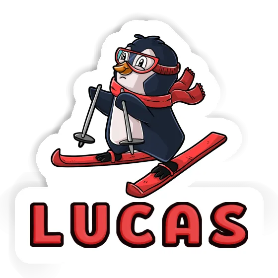 Sticker Skier Lucas Laptop Sticker Skier Lucas Laptop Image