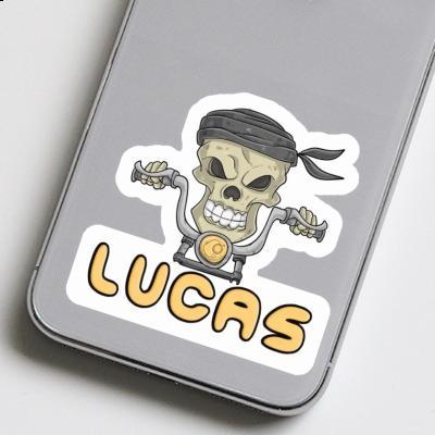 Lucas Sticker Motorradfahrer Lucas Sticker Motorradfahrer Image