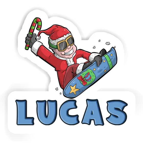Aufkleber Snowboarder Lucas Gift package Image