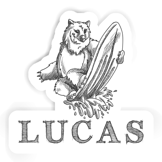 Aufkleber Lucas Surfer Laptop Image