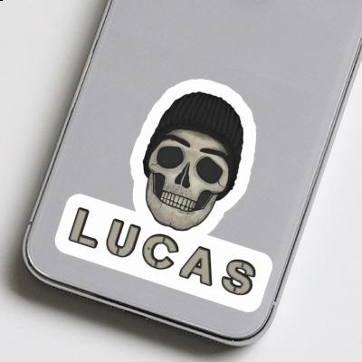 Autocollant Tête de mort Lucas Notebook Autocollant Tête de mort Lucas Gift package Image
