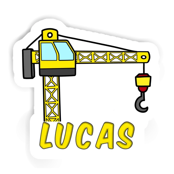 Autocollant Grue à tour Lucas Gift package Image