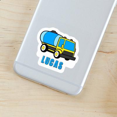 Sticker Water Truck Lucas Notebook Image