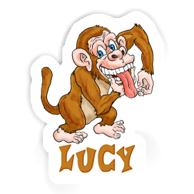 Sticker Lucy Ape Image