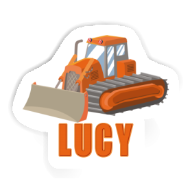 Sticker Lucy Excavator Image