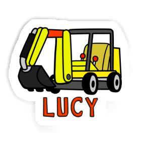 Mini-Excavator Sticker Lucy Image