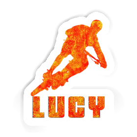 Biker Sticker Lucy Image