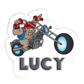 Sticker Lucy Biker Image