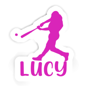 Baseball Player Sticker Lucy Image