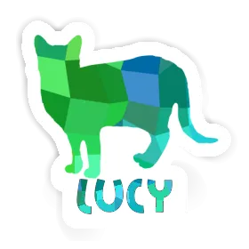 Cat Sticker Lucy Image