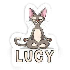 Sticker Lucy Yoga Image