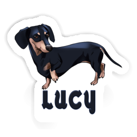 Lucy Sticker Dachshund Image