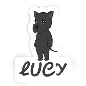 Sticker Giant Schnauzer Lucy Image