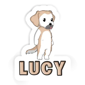 Lucy Sticker Golden Retriever Image