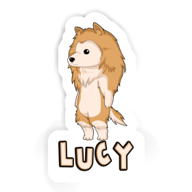 Sticker Lucy Collie Image