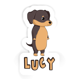 Sticker Dachshund Lucy Image