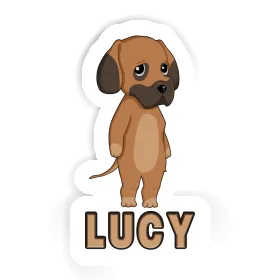 Sticker Lucy German Mastiff Image