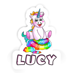 Sticker Lucy Baby Unicorn Image