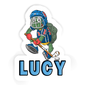 Sticker Lucy Hockey Player Image