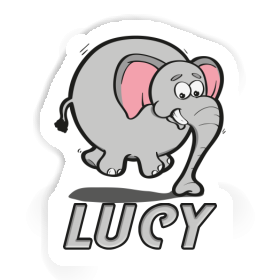 Autocollant Éléphant Lucy Image