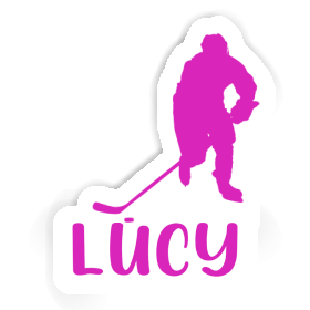 Autocollant Lucy Joueuse de hockey Image