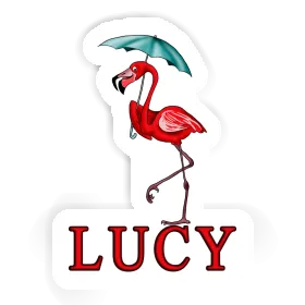 Autocollant Flamant Lucy Image