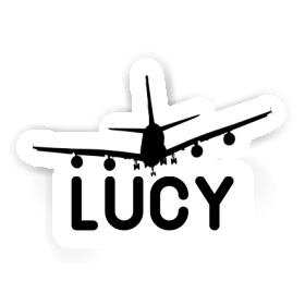 Airplane Sticker Lucy Image