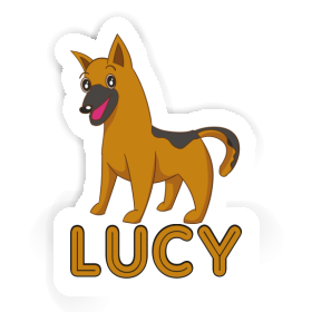 German Shepherd Sticker Lucy Image