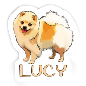 German Spitz Sticker Lucy Image