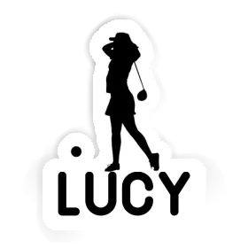 Golfeuse Autocollant Lucy Image