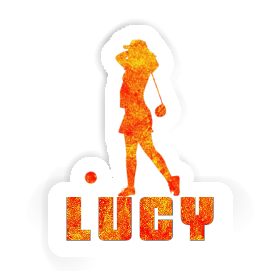 Golfeuse Autocollant Lucy Image