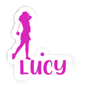 Golfeuse Autocollant Lucy Image