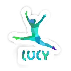 Lucy Sticker Gymnast Image