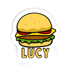 Sticker Cheeseburger Lucy Image