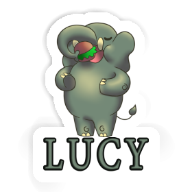 Sticker Elephant Lucy Image