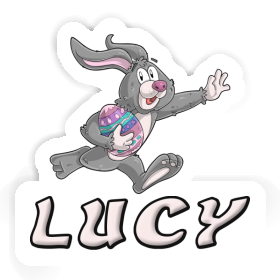 Sticker Lucy Rugby rabbit Image