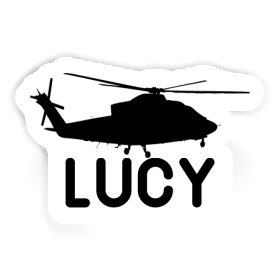 Helicopter Sticker Lucy Image