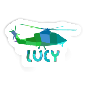 Sticker Lucy Helicopter Image