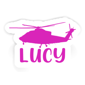 Helicopter Sticker Lucy Image