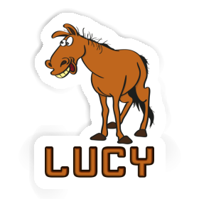 Horse Sticker Lucy Image