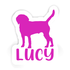 Sticker Lucy Hound Image