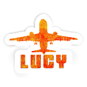 Sticker Jumbo-Jet Lucy Image