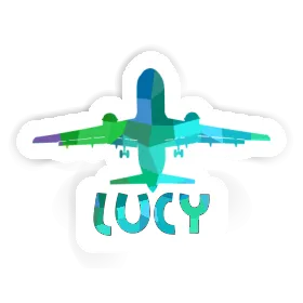 Sticker Jumbo-Jet Lucy Image