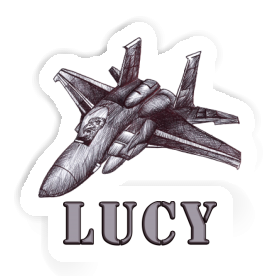 Sticker Lucy Plane Image