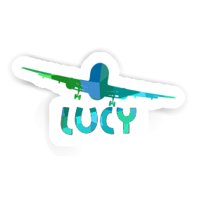 Sticker Airplane Lucy Image