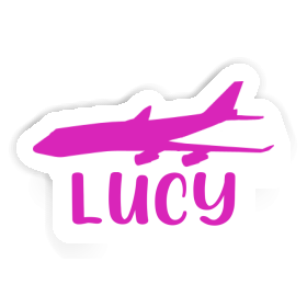 Lucy Sticker Jumbo-Jet Image