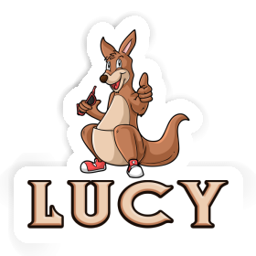 Kangaroo Sticker Lucy Image